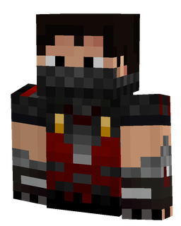 Black skin: bust render