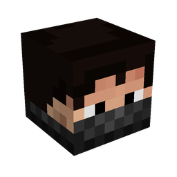 Black skin: head render