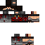 Black skin: raw texture render