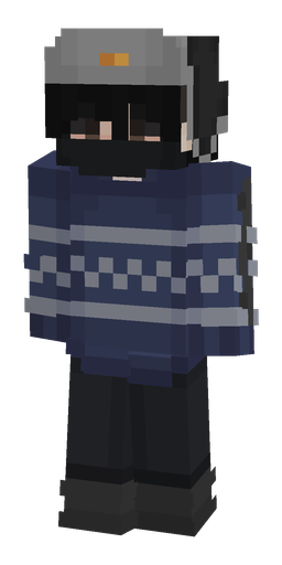 Black skin: body, front render