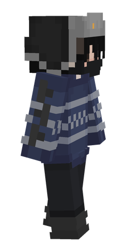 Black skin: body, right side render