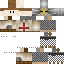 Black skin: raw texture render