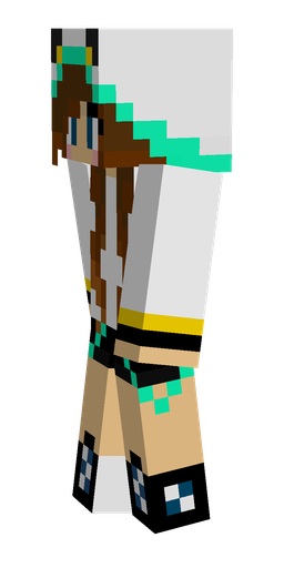 Black skin: body, left side render