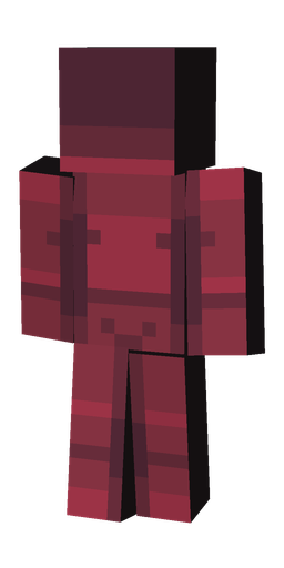 Black skin: body, back render