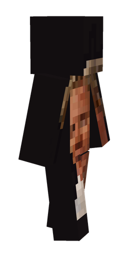 Black skin: body, right side render