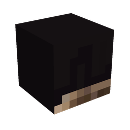 Black skin: head render