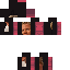 Black skin: raw texture render