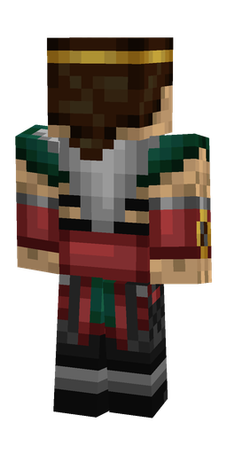 Black skin: body, back render