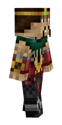 Black skin: body, right side render