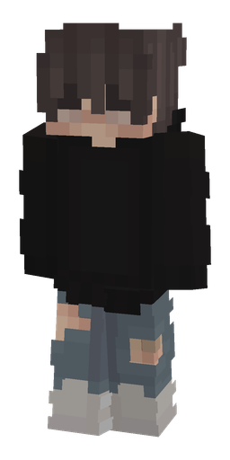 Black skin: body, front render