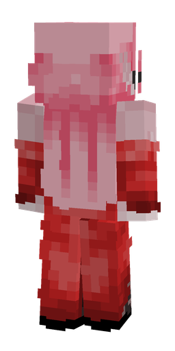 Pink skin: body, back render