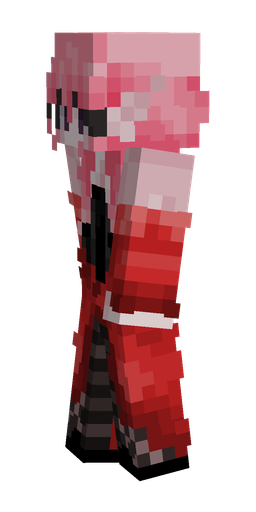 Pink skin: body, left side render