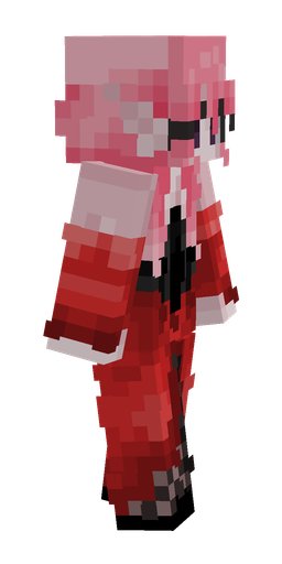 Pink skin: body, right side render
