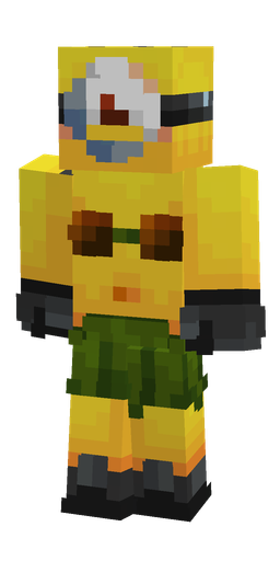 Black skin: body, front render