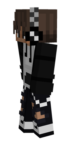 Black skin: body, left side render