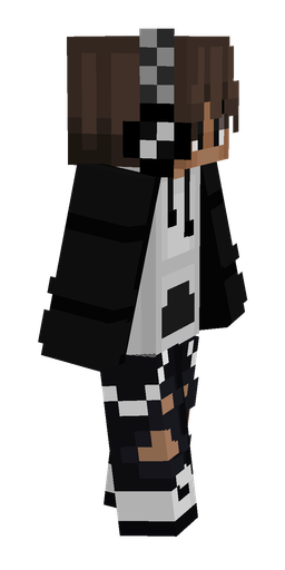 Black skin: body, right side render