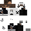 Black skin: raw texture render