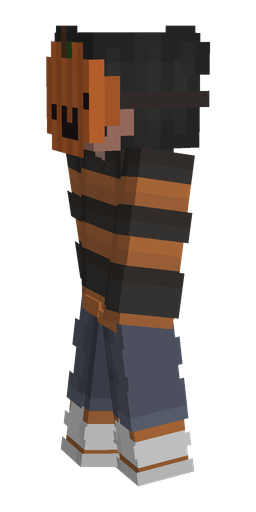 Black skin: body, left side render