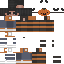 Black skin: raw texture render