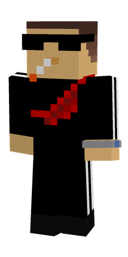Black skin: body, front render