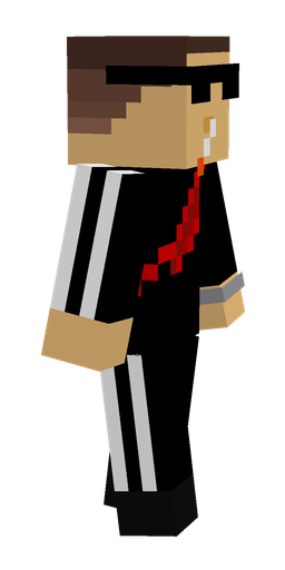 Black skin: body, right side render