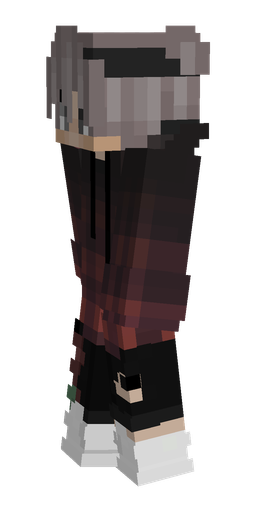 Black skin: body, left side render