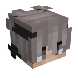 Black skin: head render
