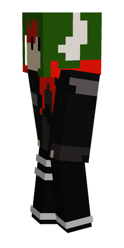 Black skin: body, left side render