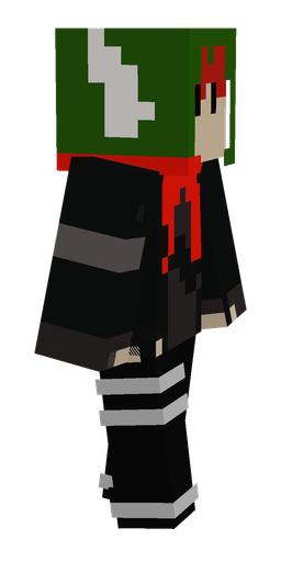 Black skin: body, right side render