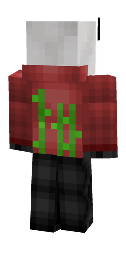 Black skin: body, back render