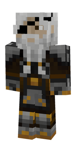 Black skin: body, front render