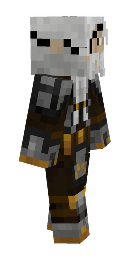 Black skin: body, right side render