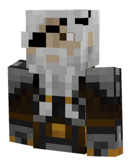 Black skin: bust render