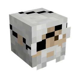 Black skin: head render