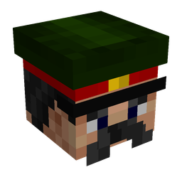 Black skin: head render