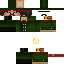 Black skin: raw texture render
