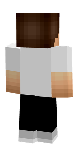 Black skin: body, back render