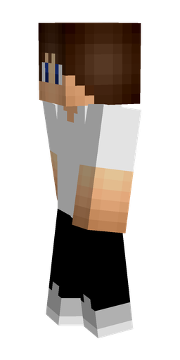Black skin: body, left side render