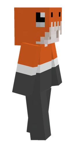 Black skin: body, right side render