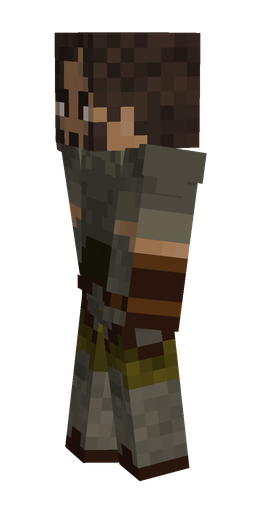 Black skin: body, left side render