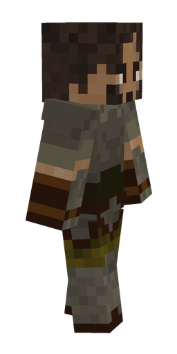 Black skin: body, right side render