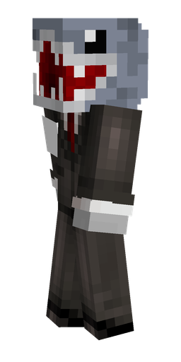 Black skin: body, left side render