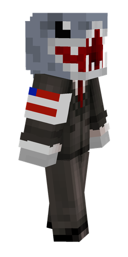 Black skin: body, right side render
