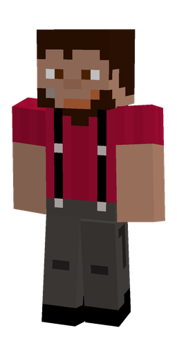 Black skin: body, front render