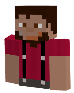 Black skin: bust render