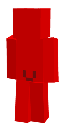Red skin: body, back render