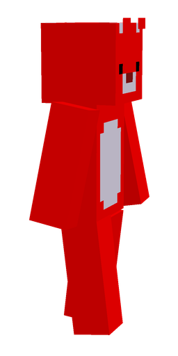 Red skin: body, right side render