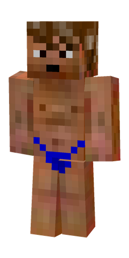 Brown skin: body, front render
