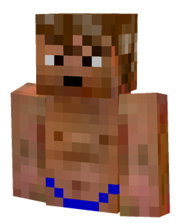 Brown skin: bust render