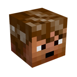 Brown skin: head render